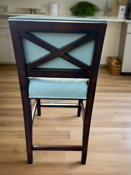 Hickory Chair Shelby Leather Counter Stool