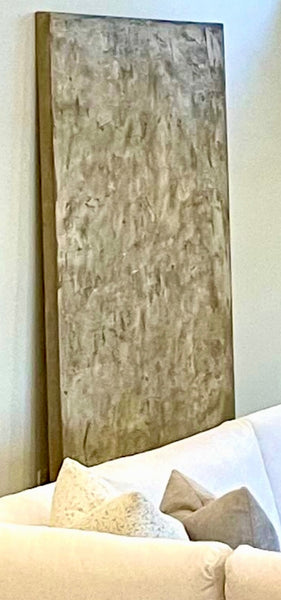 Set of 3 Large Custom Hand Painted Canvas Art by Artist Chelsea Fly