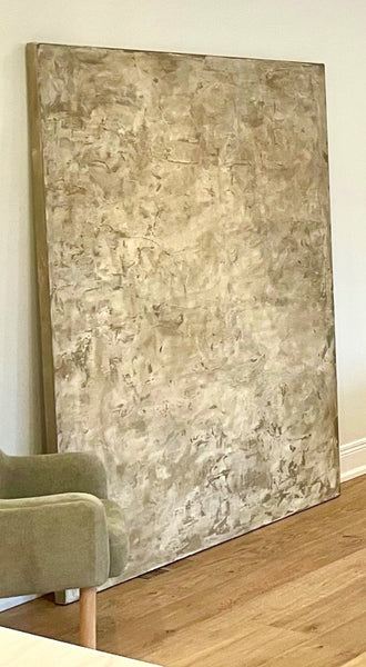 Set of 3 Large Custom Hand Painted Canvas Art by Artist Chelsea Fly