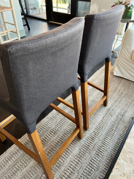 Pair of Blu Dot Knicker Counter Height Bar Stools