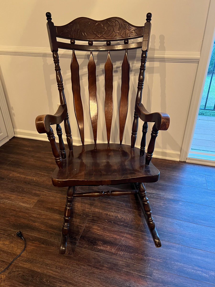 Vintage ethan allen rocking chair deals