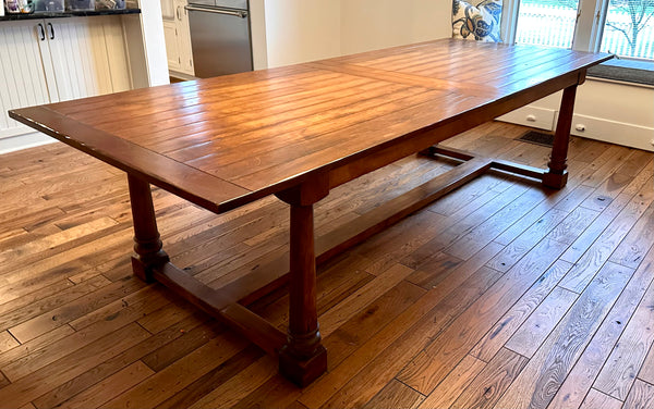 Solid Alderwood Custom Made Plank Dining Table