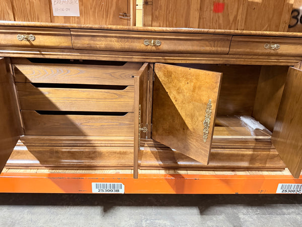 HENREDON Olive Burlwood Charles X Collection Sideboard