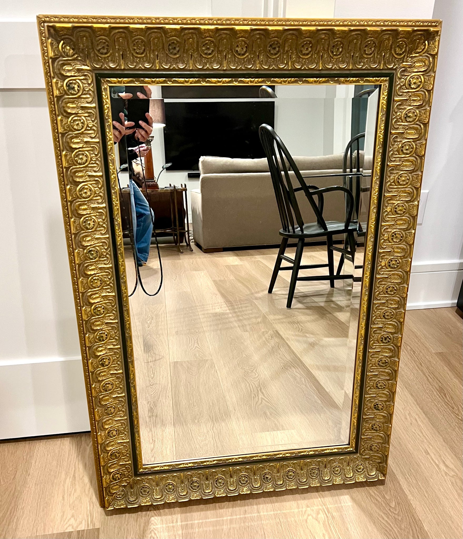 Gold Gilt Beveled Glass Mirror from Bombay Company