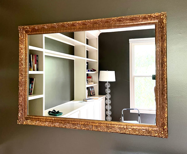 Wall Mirror with Gold Gilt Frame