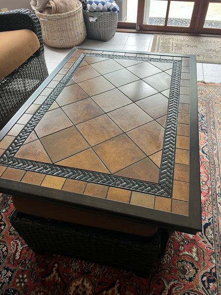 4 Piece Indoor/Outdoor Wicker Patio Set