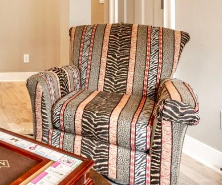 Flexsteel Jupiter Animal Print Upholstered Chair (2 Available)