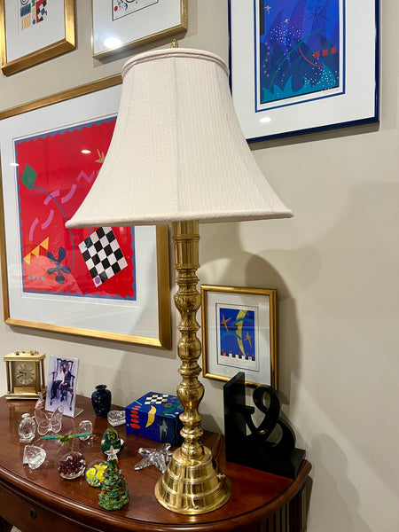 Scully and Scully Brass Table Lamp