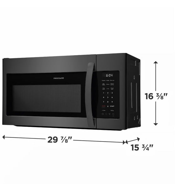 Frigidaire Gallery Black Stainless Over Range Microwave