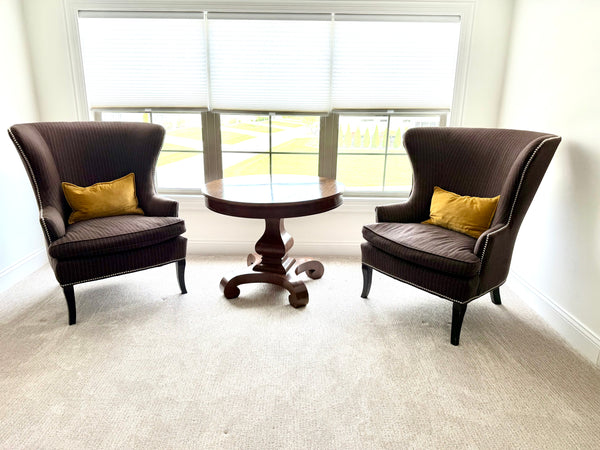 Williams Sonoma Home Chelsea Wingback Chairs - A Pair