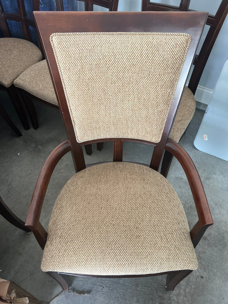 STANLEY Window Back Dining Set with Table and 8 Chairs