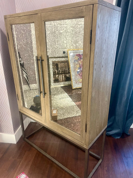 Four Hands Mirrored Drinks Cabinet