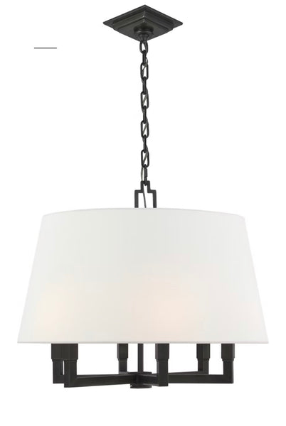Visual Comfort Square 6 Light 24" Wide Chandelier