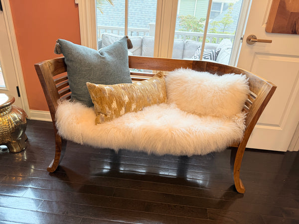 Teak Bentwood Bench