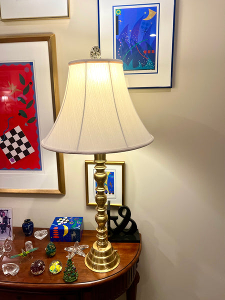 Scully and Scully Brass Table Lamp