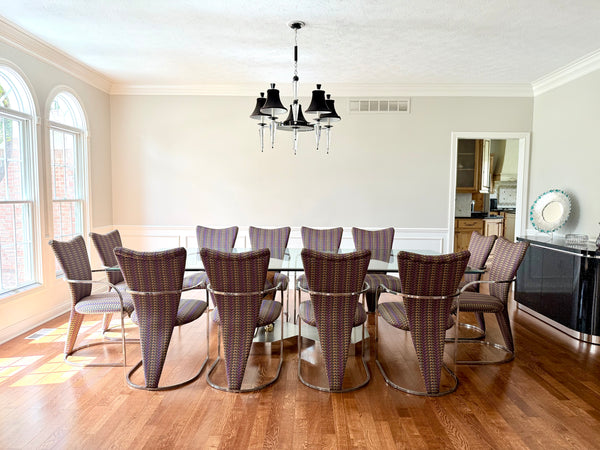Greg Sheres Modern Limited Edition Glass Dining Table