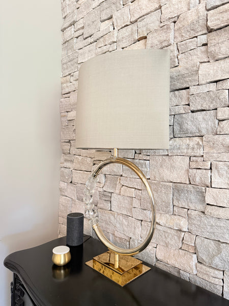 Pair of JOHN RICHARD Circle of Life Table Lamps