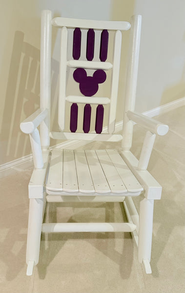 Custom Made Mickey Mouse Rocking Chair
