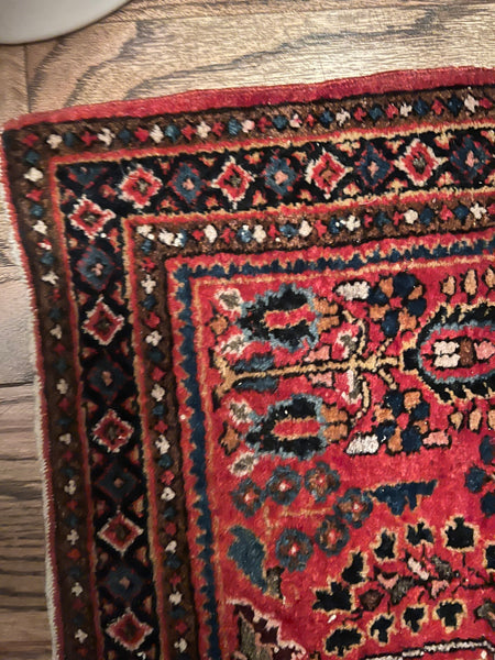 Antique Small Handmade Area Rug