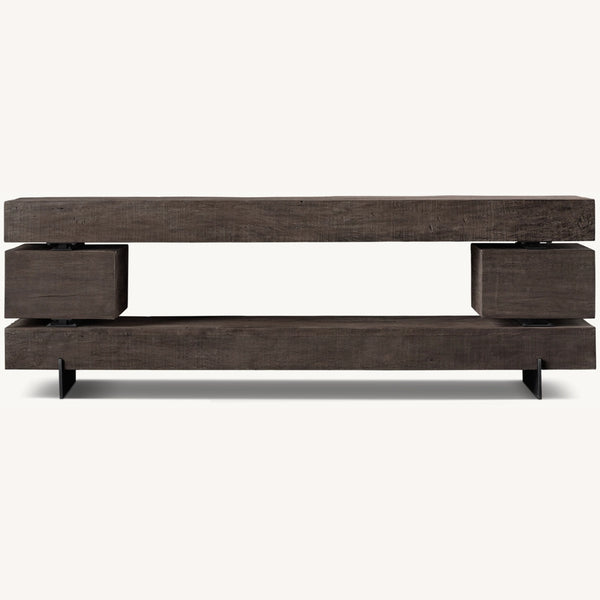 RESTORATION HARDWARE Monterey Open Media Console Cabinet