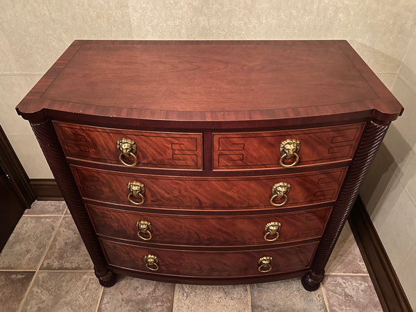 Baker Furniture Bow Front Dresser Commode
