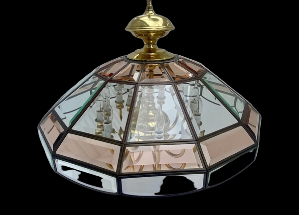1990's Vintage 12 Light Fredrick Ramond Chandelier