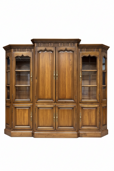Vintage Solid Wood 3 Piece Entertainment Center