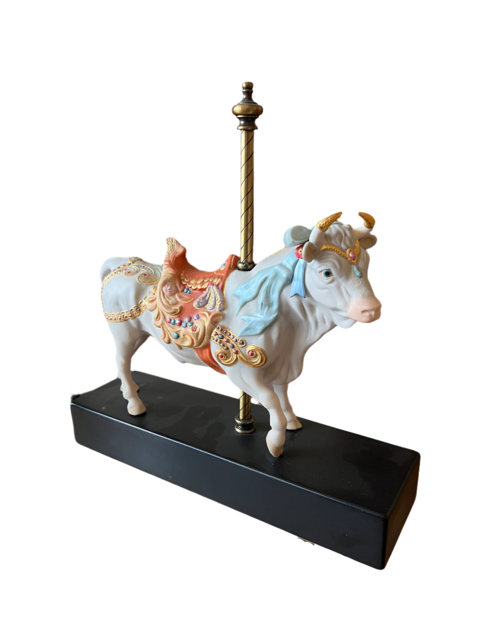 Cybis Porcelain Carousel Bull Figurine