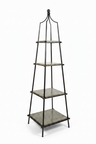Italian Obelisk Etagere Shelves