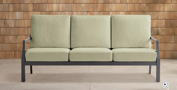 ARHAUS Montego Outdoor Aluminum Sofa, Ottoman and Side Table