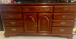 Sumter Cabinet Company Solid Cherry Dresser with Mirror