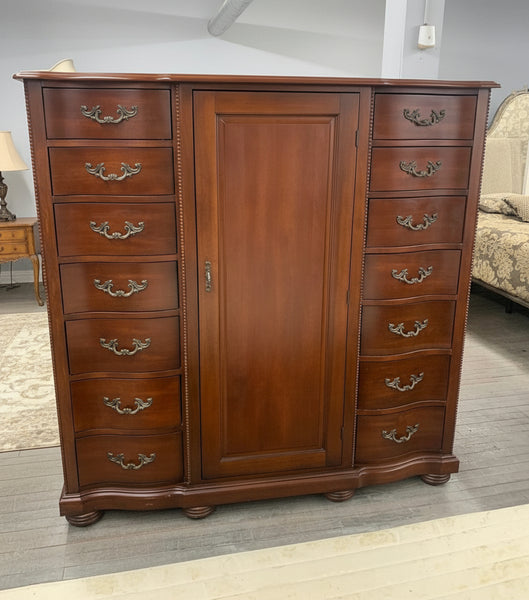 Solid Wood Wardrobe Dresser Armoire