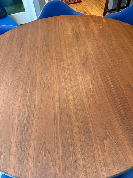 Vintage Mid-Century Modern 60" Round Dining Table by Charles & Ray Eames for Herman Miller