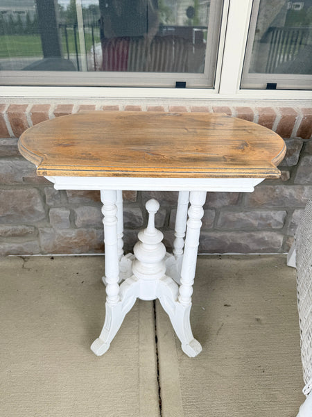 Vintage Painted Parlor Accent Table