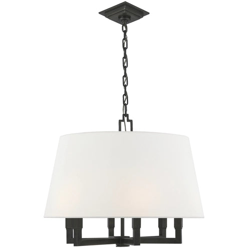 Visual Comfort Square 6 Light 24" Wide Chandelier