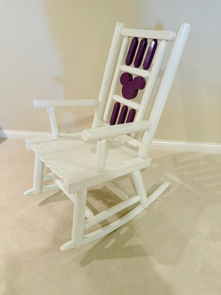 Custom Made Mickey Mouse Rocking Chair