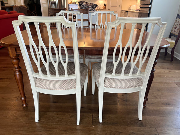 Solid Wood Dining Table and 6 Chairs