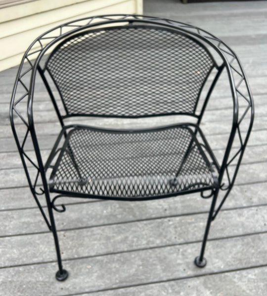 Pair of Salterini 1950's ZigZag Patio Dining Chairs