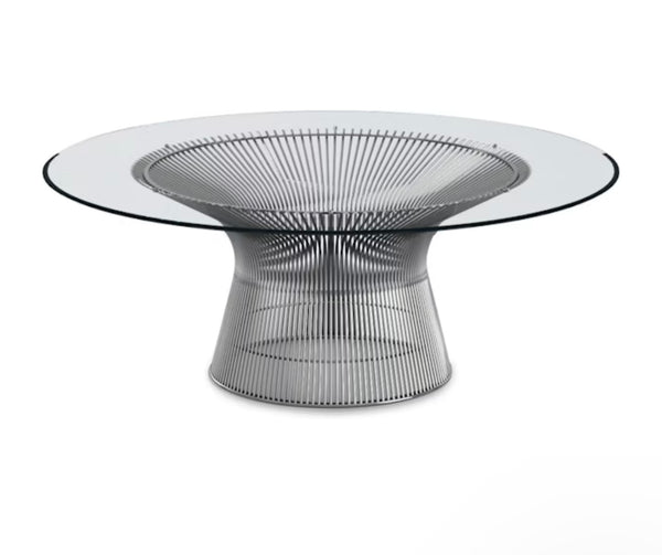 1970s Knoll Platner Round Coffee Table Designed by Warren Platner