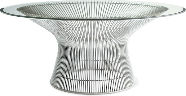 1970s Knoll Platner Round Coffee Table Designed by Warren Platner