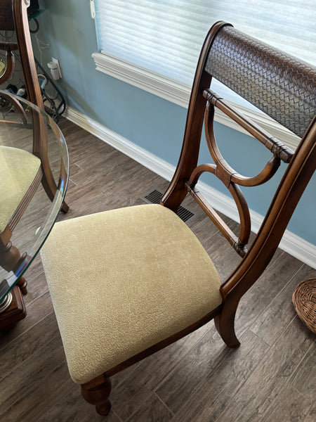 Serengeti Kuli Wood Round Pedestal 50"Dining Set from Ashley Furniture