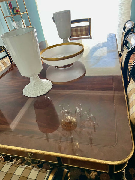 Baker Dining Furniture Black, beige, brown, gold