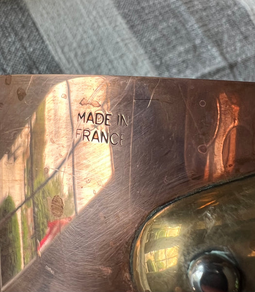 Mauviel M'Heritage French Copper 9" Skillet with Lid