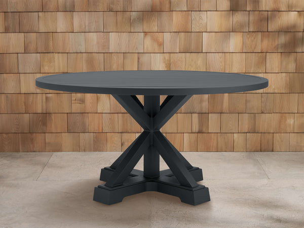 ARHAUS Montego Outdoor Aluminum Round Dining Table and 4 Chairs