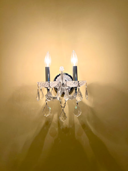 James R Moder Maria Teresa Grand Swarovski Wall Scones (3 Available)