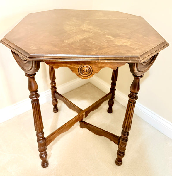Vintage Octogonal Side Table