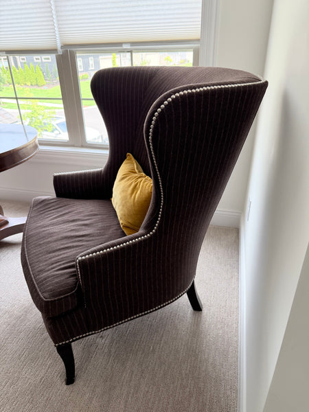 Williams Sonoma Home Chelsea Wingback Chairs - A Pair
