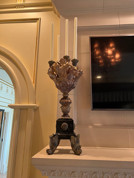 Pair of Large Etrusian French Candelabras