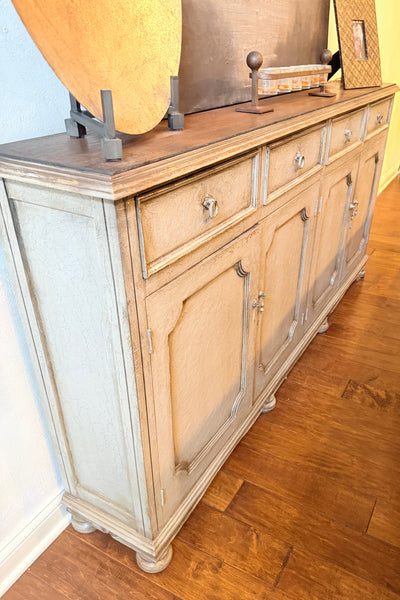 Hand Painted French Console