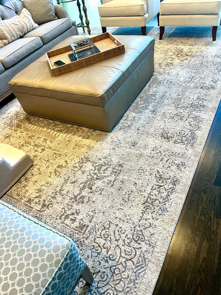 Neutral Tone Area Rug 9'x12'